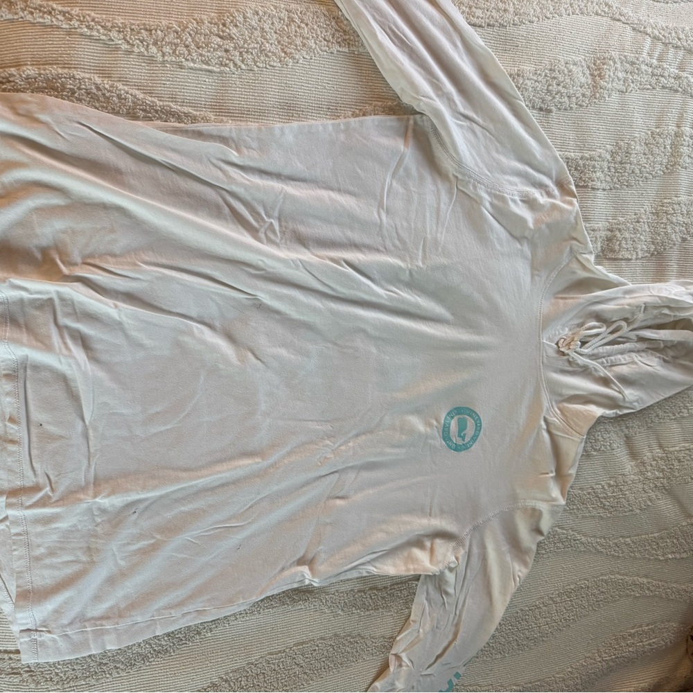 Vineyard Vines White Long Sleeve Tee